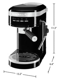 KitchenAid Metal Semi-Automatic Espresso Machine - KES6503OB 