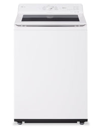LG 5.8 Cu. Ft. Smart Top-Load Washer with EasyUnload™ and AI Sensing - Alpine White - WT8200CW | Laveuse intelligente LG à chargement par le haut de 5,8 pi3 avec EasyUnload et détection IA - blanc alpin - WT8200CW | WT8200CW