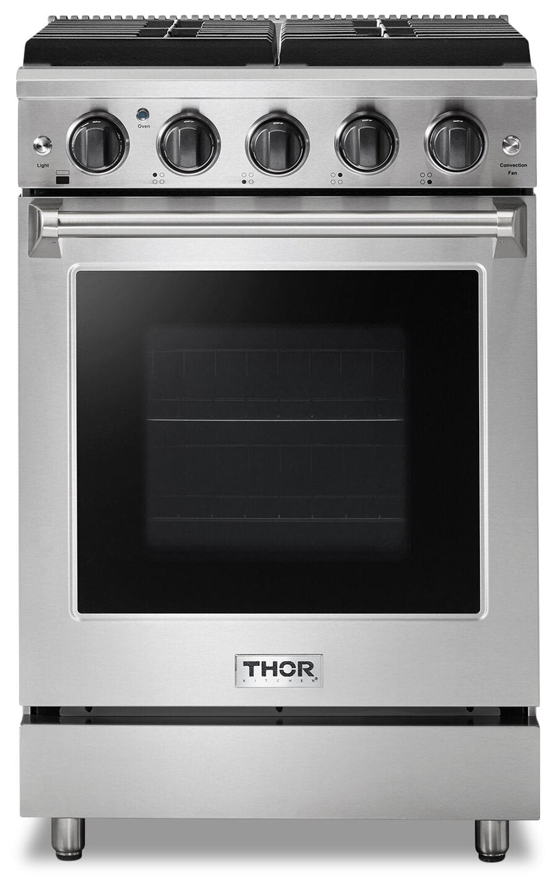 Thor Kitchen 24" 3.7 Cu. Ft. Freestanding Gas Range - LRG2401  