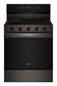 Whirlpool 5 Cu. Ft. Smart Gas Range with Air Fry and Self-Clean - Black Stainless Steel - WFGS7530RV | Cuisinière intelligente à gaz Whirlpool de 5 pi³ avec friture à air et autonettoyage - acier inoxydable noir - WFGS7530RV | WFGS75RV