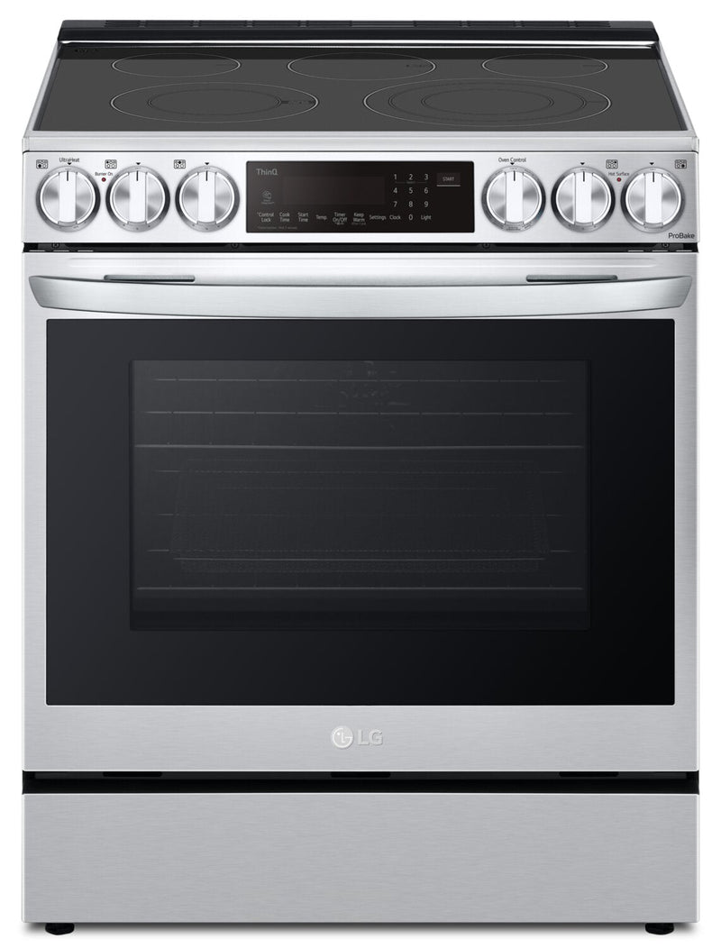 LG 6.3 Cu. Ft. Front-Control Electric Range with Air Fry - LSEL6335F 