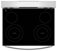 Whirlpool 5.3 Cu. Ft. Electric Range with Self-Clean - Stainless Steel - YWFES3530RS | Cuisinière électrique Whirlpool de 5,3 pi³ avec autonettoyage - acier inoxydable - YWFES3530RS