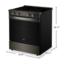 Whirlpool 5.3 Cu. Ft. Electric Range with Air Fry and WipeClean™ Coating - Black Stainless Steel - YWSES7530RV | Cuisinière électrique Whirlpool de 5,3 pi3 avec friture à air et revêtement WipeCleanMC - acier inoxydable noir - YWSES7530RV | YWSES75V