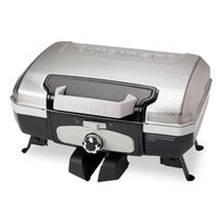 Cuisinart Petite Gourmet Portable Tabletop Gas Grill - Silver - CGG-180TS-C | Barbecue de table à gaz portatif Petit gourmet de Cuisinart - argenté - CGG-180TS-C | CGG180TS