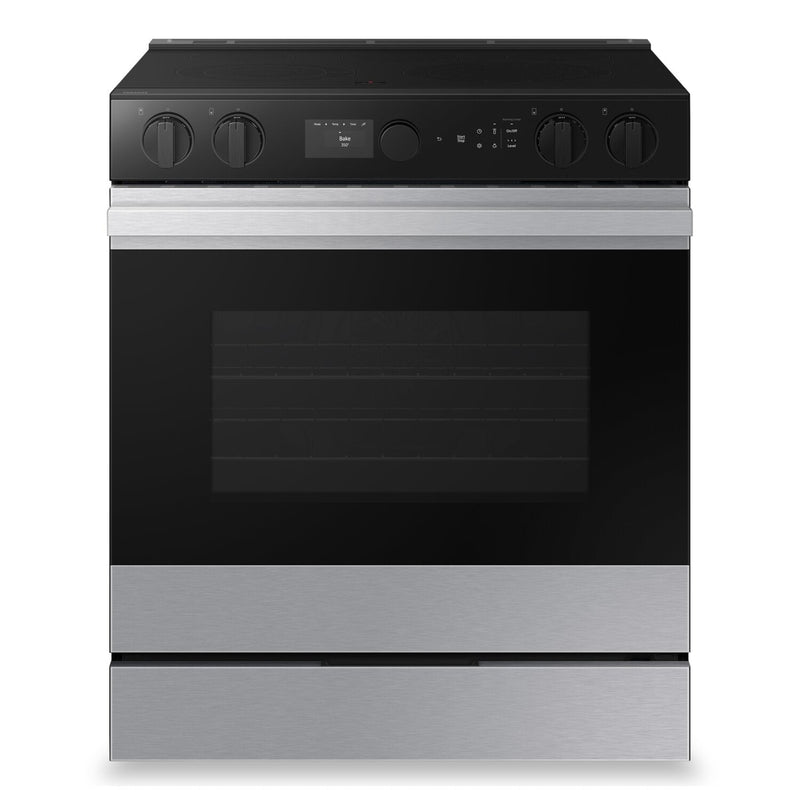 Samsung 6.3 Cu. Ft. Smart Electric Slide In Range with Oven Camera - Stainless Steel - NSE6DG8700SRA… | Cuisinière intelligente électrique encastrée Samsung de 6,3 pi³ avec caméra de four - acier inoxydab…