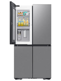 Samsung 36" 29 Cu. Ft. Bespoke 4-Door Flex™ with Beverage Center™ Refrigerator - Stainless Steel - R… | Réfrigérateur BESPOKE Samsung de 29 pi³ et de 36 po à 4 portes FlexMC avec zone de boissons Beverage…