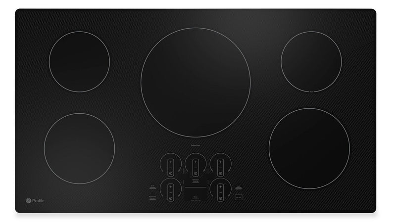 GE Profile 36" Induction Cooktop with Touch Control - PHP7036DTBB  