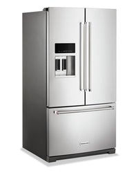 KitchenAid 26.8 Cu. Ft. French-Door Refrigerator - KRFF577KPS 