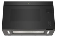 Whirlpool 1.1 Cu. Ft. Flush Over-the-Range Microwave with 900 Watts Cooking - Black Stainless - YWMM… | Four à micro-ondes à hotte intégrée Whirlpool de 1,1 pi³ à installation affleurée avec cuisson à 900…