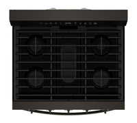 Whirlpool 5 Cu. Ft. Smart Gas Range with Air Fry and Self-Clean - Black Stainless Steel - WFGS7530RV | Cuisinière intelligente à gaz Whirlpool de 5 pi³ avec friture à air et autonettoyage - acier inoxydable noir - WFGS7530RV | WFGS75RV