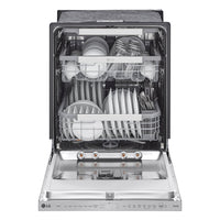 LG Top Control Smart Dishwasher with Quadwash® Pro and TrueSteam® - LDPS6762S 