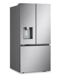 LG 33" 25 Cu. Ft. French-Door Refrigerator with Dual Ice Makers - Stainless Steel - LF25S6330S | Réfrigérateur LG de 33 po et de 25 pi³ à portes françaises avec machine à glaçons double - acier inoxydable - LF25S6330S | LF25S63S