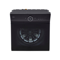 LG 6.3 Cu. Ft. Smart Top-Load High-Efficiency Washer - Black Steel - WT8600CB | Laveuse intelligente haute efficacité LG à chargement par le haut de 6,3 pi³ - acier noir - WT8600CB