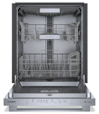 Bosch 500 Series Smart Dishwasher with AutoAir® and Third Rack - SHX65CM5N | Lave-vaisselle intelligent Bosch de série 500 avec AutoAirMC et 3e panier - SHX65CM5N | SHX6CM5N