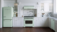 Classic Retro by Unique 36" 700 CFM Under-Cabinet Range Hood - Summer Mint Green - UGP-36CR RH LG | Hotte de cuisinière sous l’armoire Classic Rétro par Unique de 36 po et de 700 pi3/min - vert menthe estival - UGP-36CR RH LG | 36CRRHLG