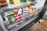 KitchenAid 36" 20 Cu. Ft. Counter-Depth French-Door Refrigerator - White - KRFC136RWH | Réfrigérateur KitchenAid de 36 po et de 20 pi3 de profondeur comptoir à portes françaises - blanc - KRFC136RWH | KRFC13WH