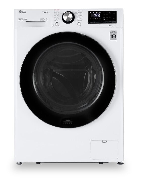 LG 2.6 Cu. Ft. Smart Top-Load High-Efficiency Steam Washer - White - Stackable - WM1455HWA | Laveuse à la vapeur intelligente haute efficacité LG à chargement par le haut de 2,6 pi³ - blanche -…