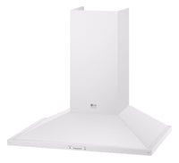 LG Studio 30" 600 CFM Smart Wall-Mount Chimney Hood - Essence White - LSHD3080N | Hotte cheminée intelligente de cuisinière LG Studio de 30 po et de 600 pi3/min - essence blanche - LSHD3080N | LSHD3080