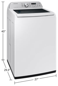 Samsung 5.4 Cu. Ft. Top-Load Washer - White - WA46CG3505AWA4 | Laveuse Samsung à chargement par le haut de 5,4 pi³ - blanche - WA46CG3505AWA4