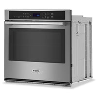 Maytag 5 Cu. Ft. Single Wall Oven with Air Fry and Basket - MOES6030LZ 