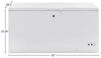 GE 15.7 Cu. Ft. Manual Defrost Chest Freezer - FCM16SLWW | Congélateur coffre GE à dégivrage manuel de 15,7 pi3 - FCM16SLWW | FCM16SLW