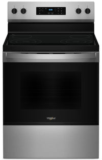 Whirlpool 5.3 Cu. Ft. Electric Range with Self-Clean - Stainless Steel - YWFES3530RS | Cuisinière électrique Whirlpool de 5,3 pi³ avec autonettoyage - acier inoxydable - YWFES3530RS