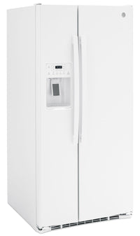 GE 23 Cu. Ft. Side-by-Side Refrigerator - GSS23GGPWW 