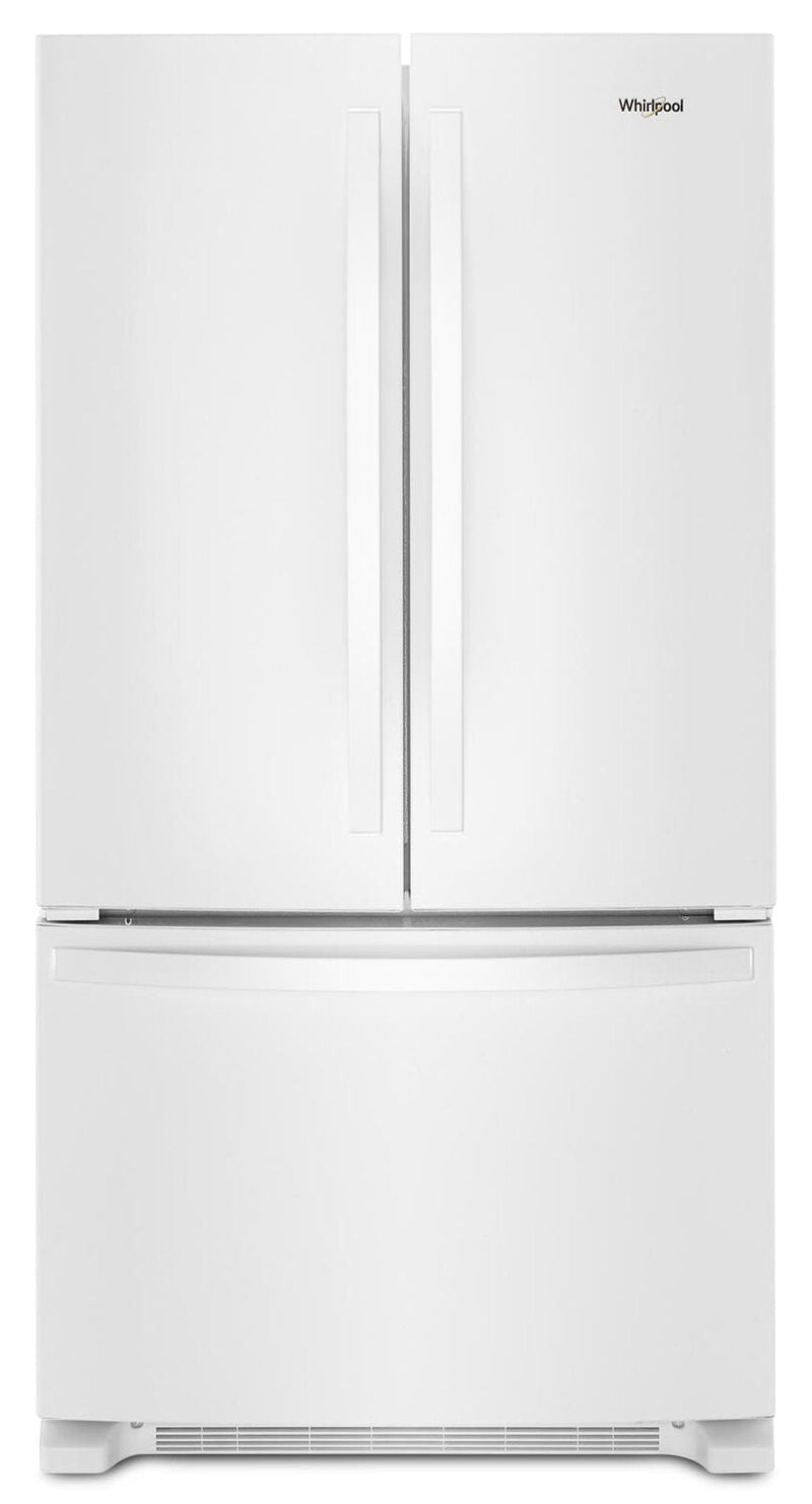 Whirlpool 36" 20 Cu. Ft. Counter-Depth French-Door Refrigerator - White - WRFC2036RW | Réfrigérateur Whirlpool de 20 pi3 et de 36 po de profondeur comptoir à portes françaises - blanc - WRFC2036RW | WRFC20RW