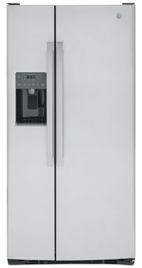 GE 23 Cu. Ft. Side-by-Side Refrigerator - GSS23GYPFS 