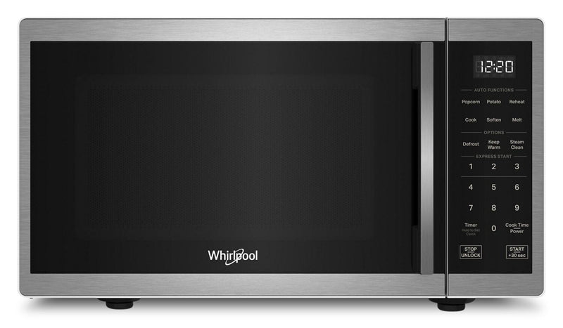 Whirlpool 0.9 Cu. Ft. Countertop Microwave with Steam - WMCS3019RS | Four à micro-ondes de comptoir Whirlpool de 0,9 pi3 avec vapeur - WMCS3019RS | WMCS30RS