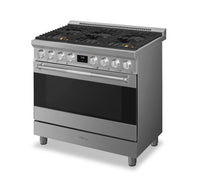 Smeg 4.6 Cu. Ft. Professional Gas Range - SPR36UGGX|Cuisinière professionnelle à gaz Smeg de 4,6 pi3 - SPR36UGGX