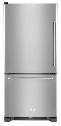 KitchenAid 19 Cu. Ft. Bottom-Mount Refrigerator with Left Door Swing- Stainless Steel - Refrigerator in Stainless Steel