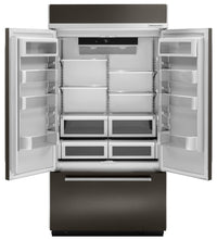 KitchenAid 24.2 Cu. Ft. Built-In French-Door Refrigerator – KBFN502EBS - Refrigerator in Black