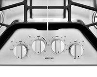 Maytag 30" 4-Burner Gas Cooktop – Stainless Steel - Gas Cooktop in Stainless Steel