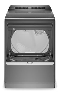 Whirlpool 7.4 Cu. Ft. Smart Front-Load Electric Dryer - YWED7120HC - Dryer in Chrome Shadow 