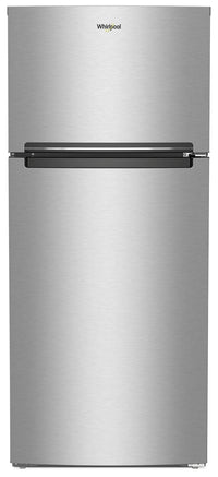 Whirlpool 28" 16.3 Cu. Ft. Top-Mount Refrigerator - Dolos Steel - WRTX5028PM | Réfrigérateur Whirlpool de 16,3 pi³ et de 28 po à congélateur supérieur - acier dolos - WRTX5028PM