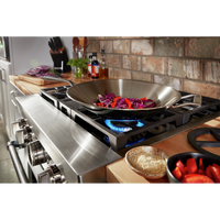 KitchenAid 30" Smart Commercial-Style Dual Fuel Range - KFDC500JAV|Cuisinière hybride intelligente KitchenAid de 30 po de style commercial - KFDC500JAV|KFDC500V