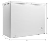 Midea 10.2 Cu. Ft. Chest Freezer – MC102SWAR0RC1|Congélateur coffre Midea de 10,2 pi3 - MC102SWAR0RC1|MC102SWA