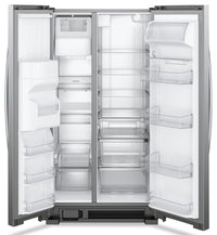 Whirlpool 21 Cu. Ft. Side-by-Side Refrigerator - WRS321SDHZ|Réfrigérateur Whirlpool de 21 pi3 à compartiments juxtaposés - WRS321SDHZ|WRS321DZ