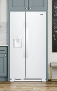 Whirlpool 25 Cu. Ft. Side-by-Side Refrigerator - WRS325SDHW|Réfrigérateur Whirlpool de 25 pi3 à compartiments juxtaposés - WRS325SDHW|WRS325DW