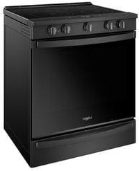 Whirlpool 6.4 Cu. Ft. Smart Slide-in Electric Range with Frozen Bake™ Technology - YWEE750H0HB|Cuisinière électrique coulissante intelligente Whirlpool, technologie Frozen Bake™, 6,4 pi3 - YWEE750H0HB|YWEE750B