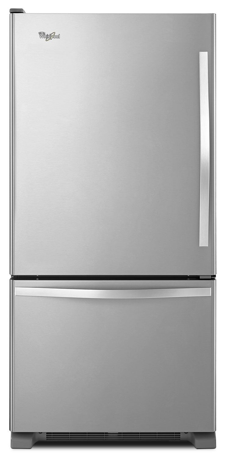Whirlpool 19 Cu. Ft. Bottom-Mount Refrigerator - WRB329LFBM|Réfrigérateur à congélateur inférieur 19 i³ Whirlpool - WRB329LFBM|WRB329LBM