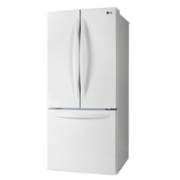 LG 21.8 Cu. Ft. 3-Door French Door Refrigerator - LRFNS2200W|Réfrigérateur LG de 21,8 pi³ à portes françaises à congélateur inférieur - LRFNS2200W|LRFNS22W