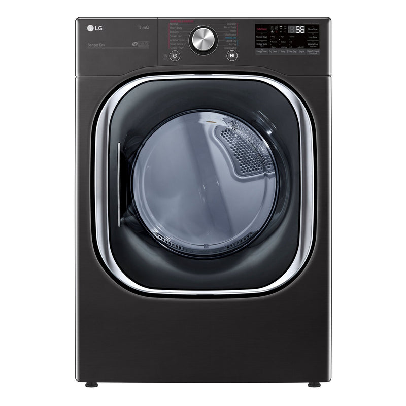 LG 7.4 Cu. Ft. ThinQ® AI-Enabled Front-Load Electric Dryer - DLEX4500B | Sécheuse électrique LG de 7,4 pi3 à chargement frontal avec technologie IA ThinQMD - DLEX4500B | DLEX4500