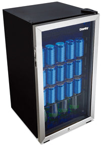 Danby 3.1 Cu. Ft. Beverage Centre with 117 Can Capacity - DBC117A1BSSDB-6 | Refroidisseur à boissons Danby de 3,1 pi3 à capacité de 117 canettes - DBC117A1BSSDB-6 | DBC117BS