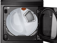 LG 7.3 Cu. Ft. TurboSteam™ Dryer with EasyLoad™ Dual-Opening Door - DLEX7900BE | Sécheuse LG de 7,3 pi3 avec technologie TurboSteamMC et porte EasyLoadMC - DLEX7900BE | DLEX790B