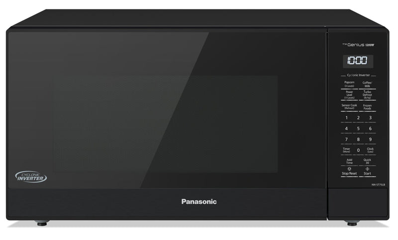 Panasonic 1.6 Cu. Ft. Countertop Microwave Oven - NNST75LB | Four à micro-ondes de comptoir Panasonic de 1,6 pi3 - NNST75LB | NNST75LB