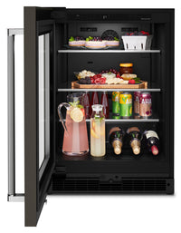 KitchenAid 5.2 Cu. Ft. Left-Opening Under-Counter Refrigerator - KURL314KBS | Réfrigérateur sous le comptoir KitchenAid de 5,2 pi³ avec ouverture vers la gauche - KURL314KBS | KURL314B