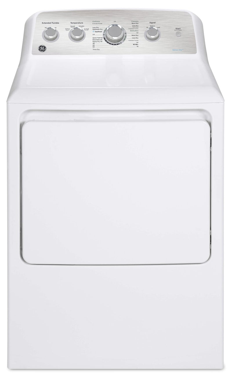 GE 7.2 Cu. Ft. Gas Dryer with SaniFresh Cycle - GTD45GBMRWS | Sécheuse à gaz GE de 7,2 pi³ avec cycle SaniFresh - GTD45GBMRWS | GTD45GBW