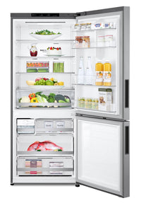 LG 15 Cu. Ft. Counter-Depth Bottom-Freezer Refrigerator - LBNC15251V | Réfrigérateur LG de 15 pi3 de profondeur comptoir à congélateur inférieur - LBNC15251V | LBNC155V